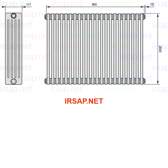 Радиатор IRSAP Tesi 52000/22 T22 CL 01
